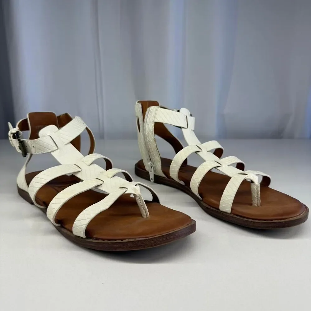 Zodiac Women's White and Cream Sandals